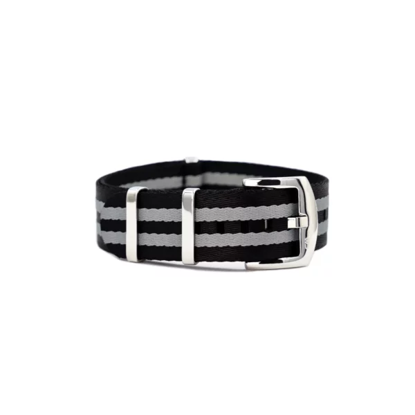 WB Original Premium Nylon-Uhrenarmband - Schwarz/Grau