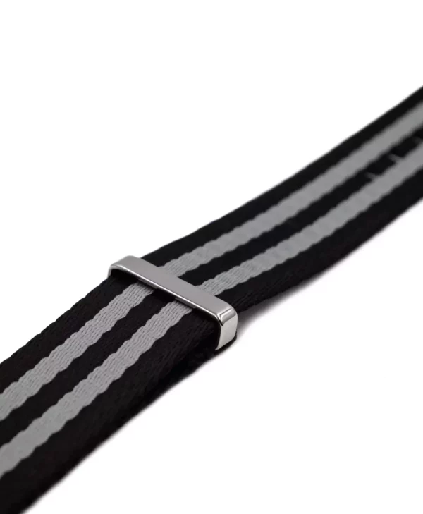 WB Original Premium Nylon-Uhrenarmband - Schwarz/Grau – Bild 3