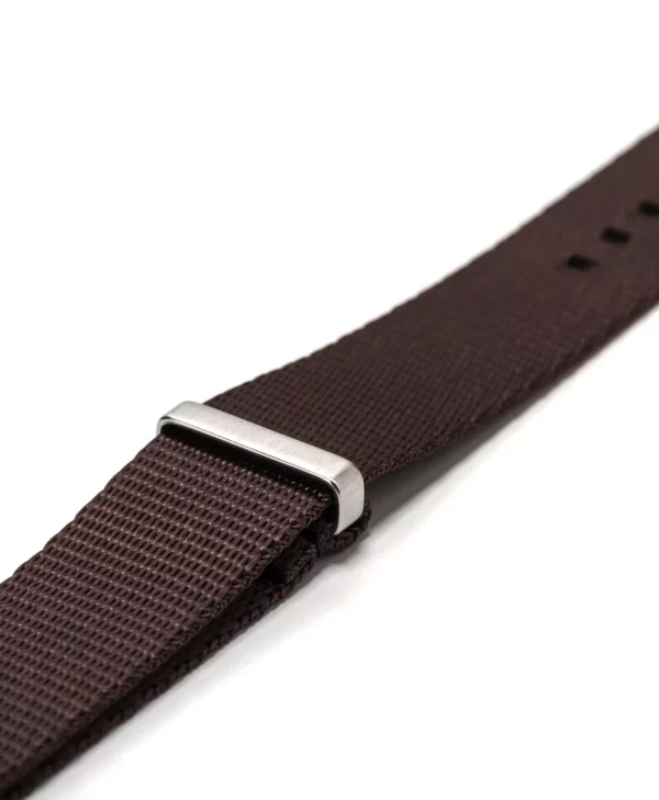 WB Original Strapazierfähiges Nylon-Uhrenarmband - Braun – Bild 3