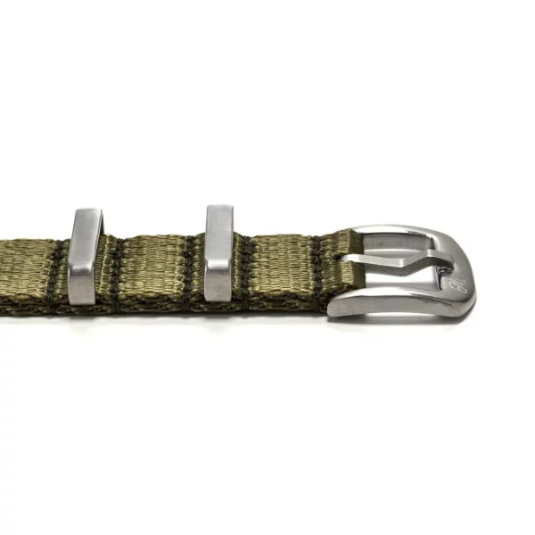 WB Original Strapazierfähiges Nylon-Uhrenarmband - Olivgrün – Bild 4