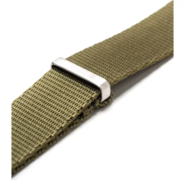 WB Original Strapazierfähiges Nylon-Uhrenarmband - Khaki-Grün – Bild 3