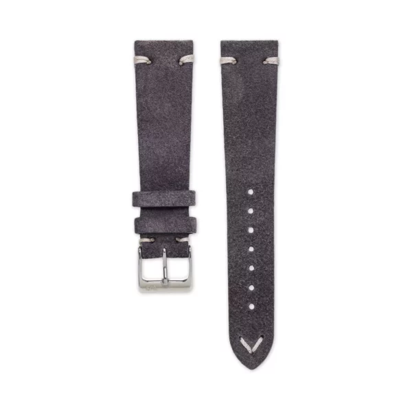 WB Original Wildleder-Uhrenarmband - Vintage Dunkelgrau