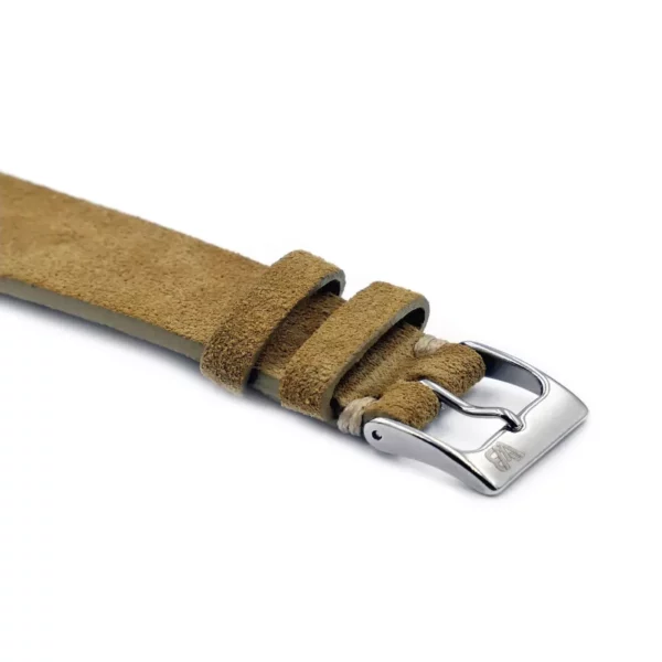 WB Original Wildleder-Uhrenarmband - Vintage Beige – Bild 2