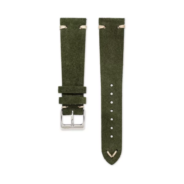 WB Original Wildleder-Uhrenarmband - Vintage Grün
