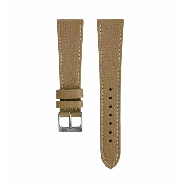 WB Original Leder-Uhrenarmband mit Strukur - Beige