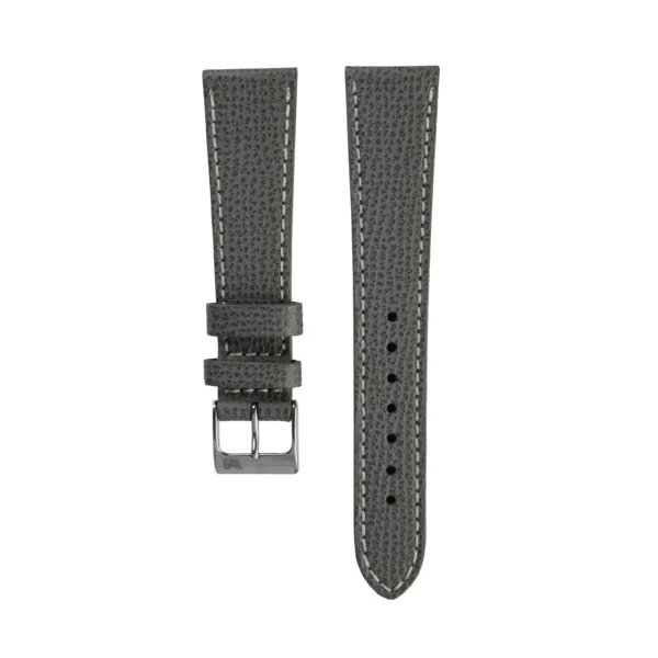 WB Original Leder-Uhrenarmband mit Strukur - Dunkelgrau