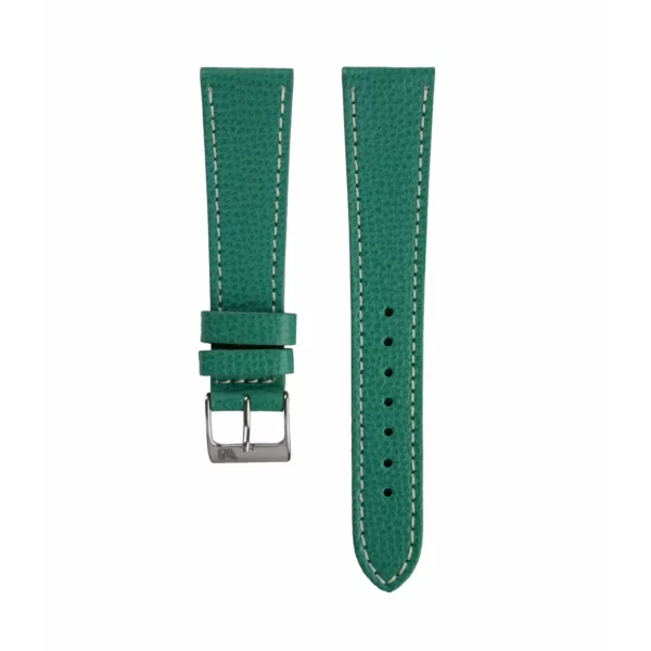 WB Original Leder-Uhrenarmband mit Strukur - Petrolgrün