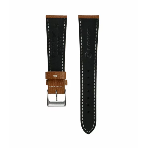WB Original Leder-Uhrenarmband mit Strukur - Hellbraun – Bild 3
