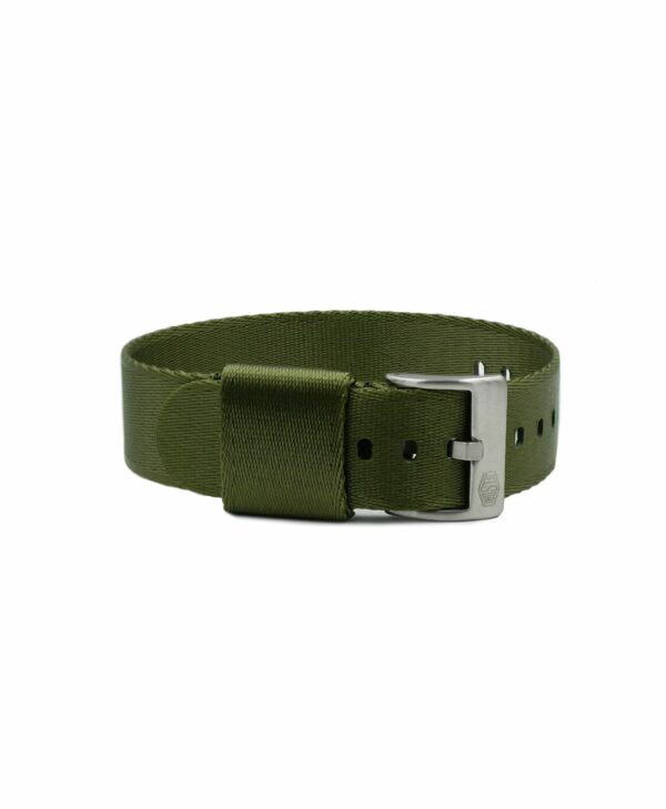 Jelsdal Vintage Military Nylon Uhrenarmband (einteilig) - Grün