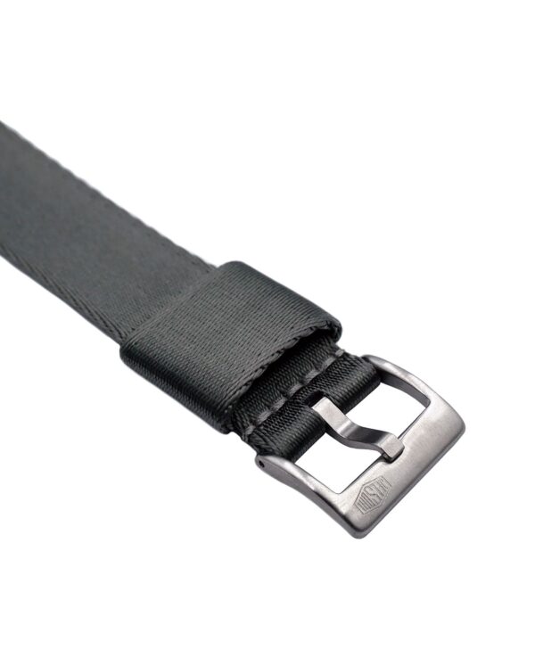 Jelsdal Vintage Military Nylon Uhrenarmband (einteilig) - Grau – Bild 2