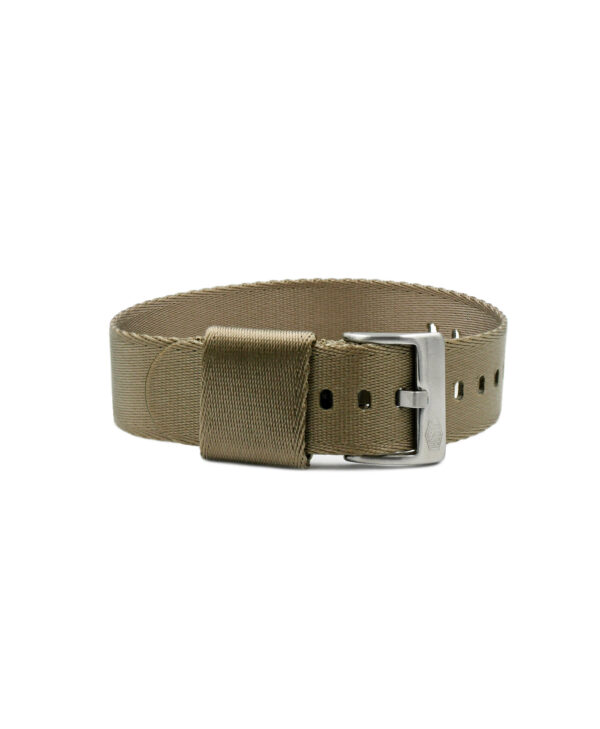 Jelsdal Vintage Military Nylon Uhrenarmband (einteilig) - Khaki