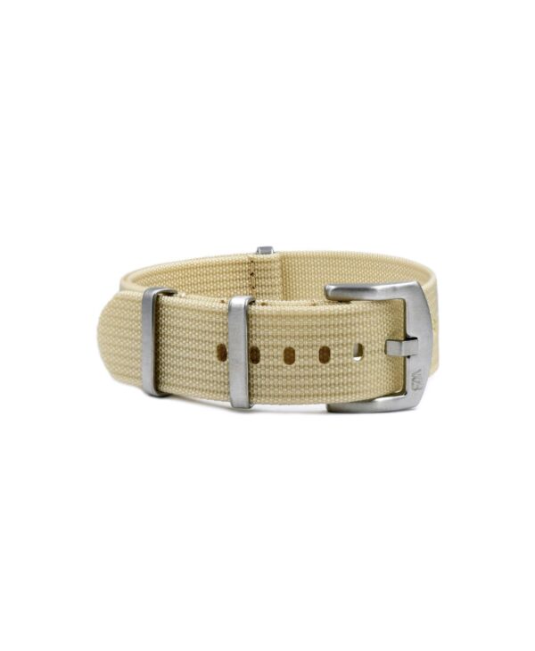 WB Original Geripptes Nylon-Uhrenarmband - Beige