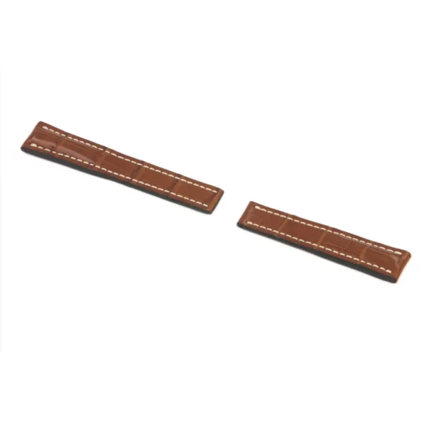 RIOS1931 Aero - Uhrenarmband aus Alligatorenleder (315) - Cognac