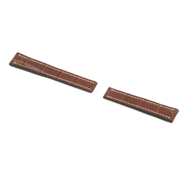RIOS1931 Aero - Uhrenarmband aus Alligatorenleder (315) - Mahagoni