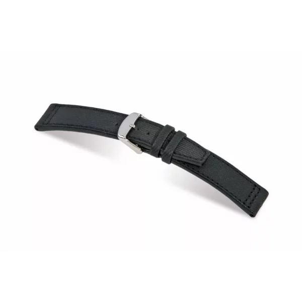 RIOS1931 Albatros - Uhrenarmband aus Hightechmaterial Nytech (382) - Schwarz