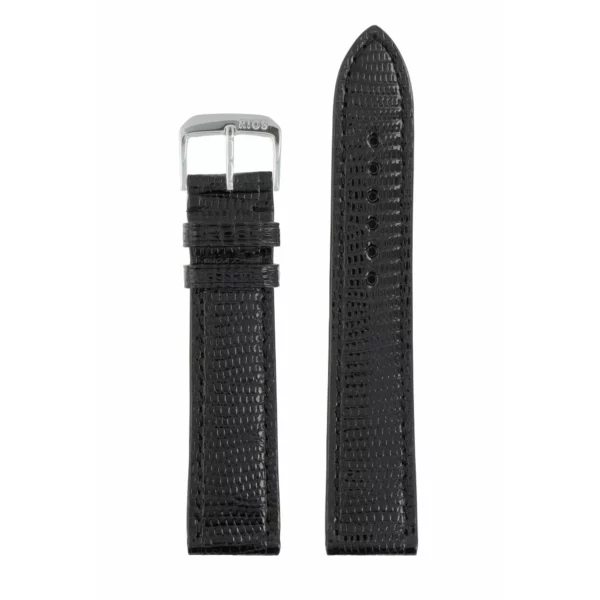 RIOS1931 Allure - Uhrenarmband aus Eidechsenleder (220) - Schwarz – Bild 2