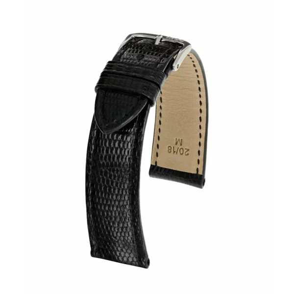 RIOS1931 Allure - Uhrenarmband aus Eidechsenleder (220) - Schwarz