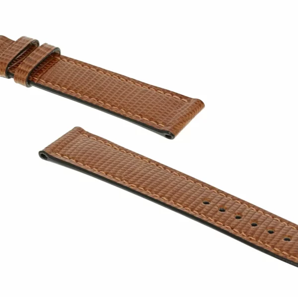 RIOS1931 Allure - Uhrenarmband aus Eidechsenleder (220) - Cognac – Bild 3