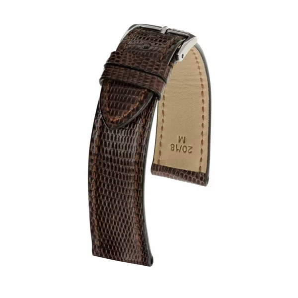 RIOS1931 Allure - Uhrenarmband aus Eidechsenleder (220) - Mokka