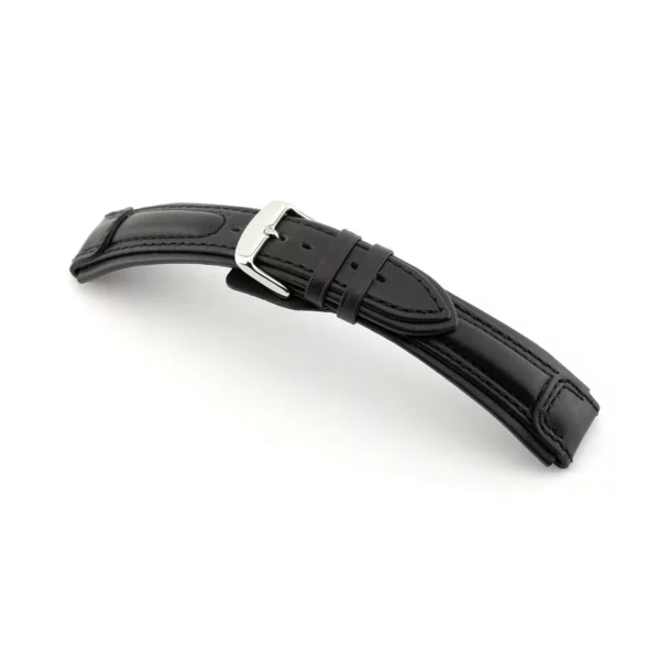 RIOS1931 Apulia - Uhrenarmband aus Kalbsleder (138) - Schwarz
