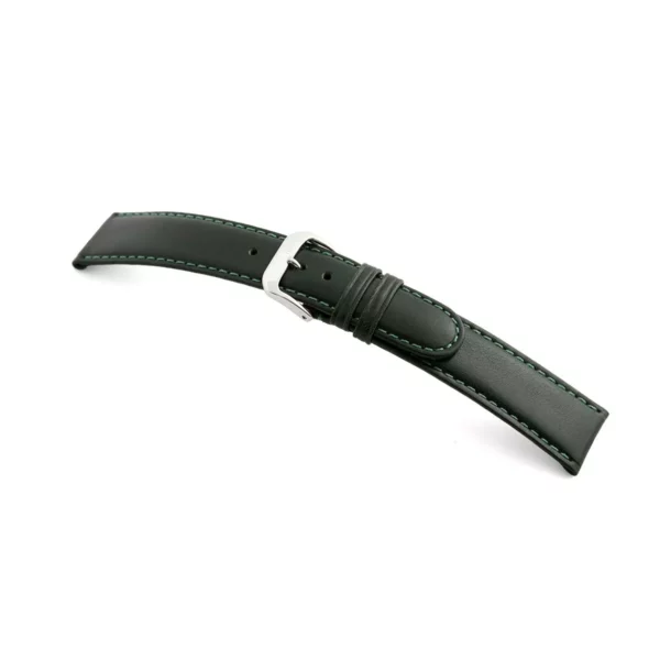 RIOS1931 Arizona - Uhrenarmband aus Sattelleder (46) - Forstgrün