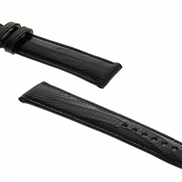 RIOS1931 Avenue - Uhrenarmband aus Teju-Eidechsenleder (222) - Schwarz – Bild 3