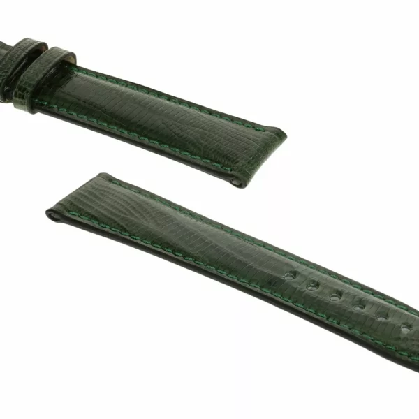 RIOS1931 Avenue - Uhrenarmband aus Teju-Eidechsenleder (222) - Forstgrün – Bild 3