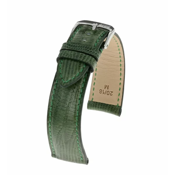 RIOS1931 Avenue - Uhrenarmband aus Teju-Eidechsenleder (222) - Forstgrün