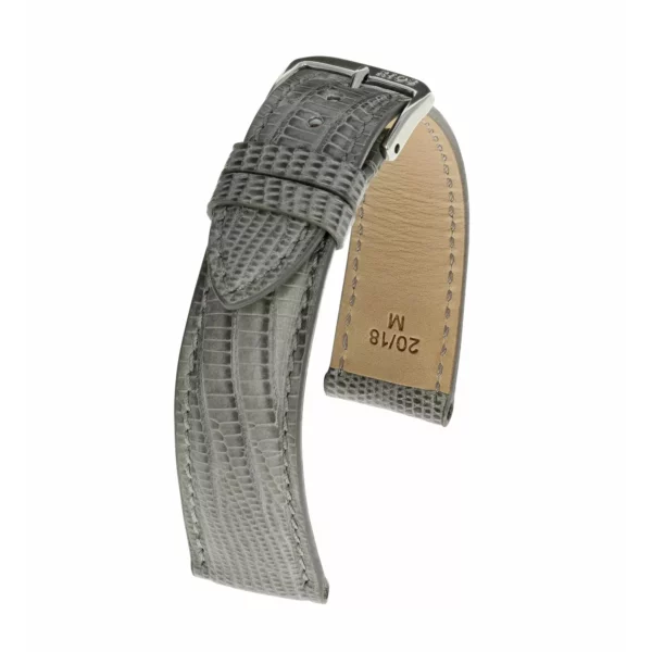 RIOS1931 Avenue - Uhrenarmband aus Teju-Eidechsenleder (222) - Steingrau