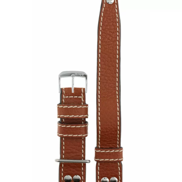 RIOS1931 Aviator - Uhrenarmband aus Büffelleder (209) - Cognac – Bild 2