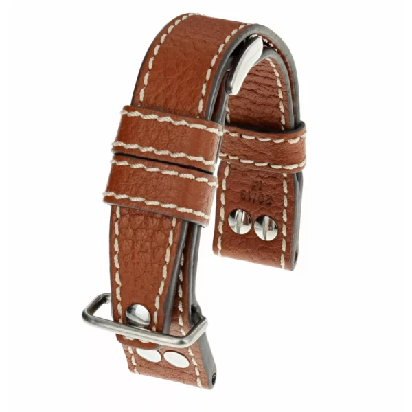 RIOS1931 Aviator - Uhrenarmband aus Büffelleder (209) - Cognac