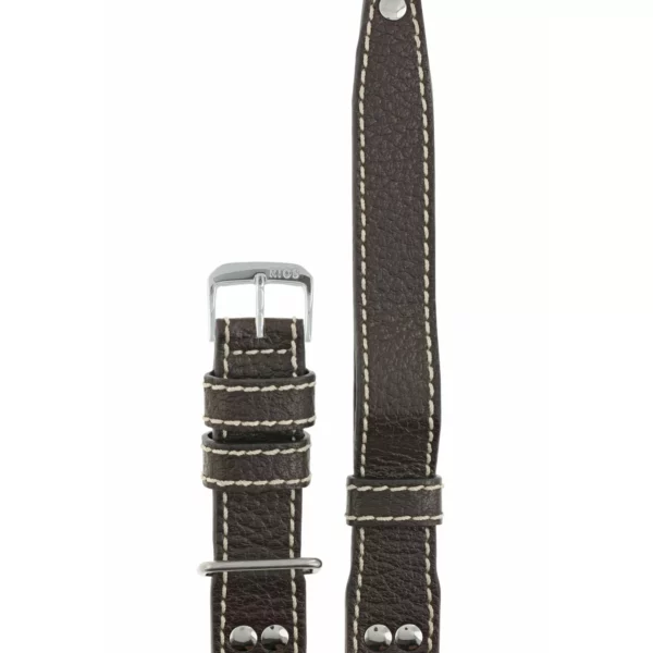 RIOS1931 Aviator - Uhrenarmband aus Büffelleder (209) - Mokka – Bild 2