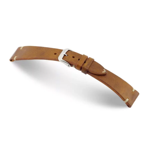 RIOS1931 Bedford - Uhrenarmband aus Vintageleder (159) - Cognac