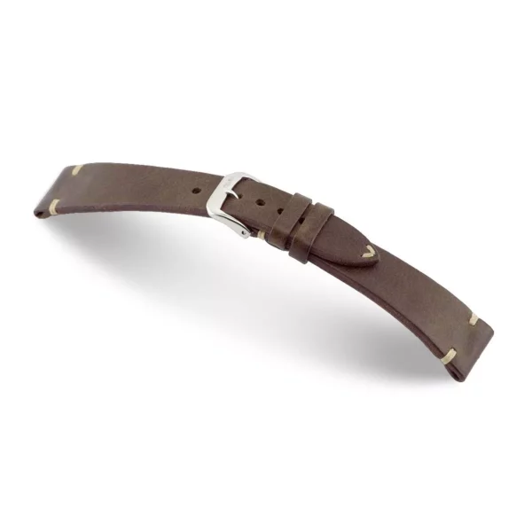 RIOS1931 Bedford - Uhrenarmband aus Vintageleder (159) - Mokka