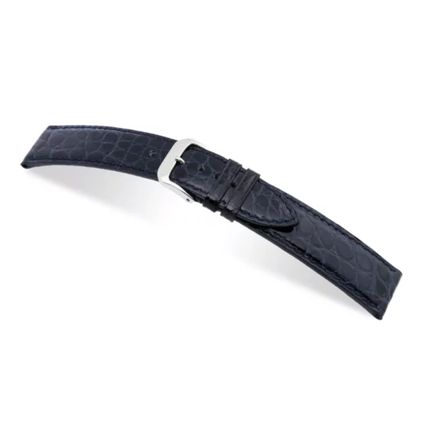 RIOS1931 Brilliant - Uhrenarmband aus Alligatorenleder (245) - Ozeanblau