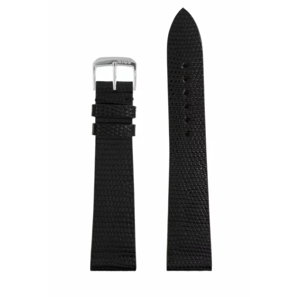 RIOS1931 Charme - Uhrenarmband aus Eidechsenleder (218) - Schwarz – Bild 2