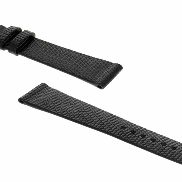 RIOS1931 Charme - Uhrenarmband aus Eidechsenleder (218) - Schwarz – Bild 3