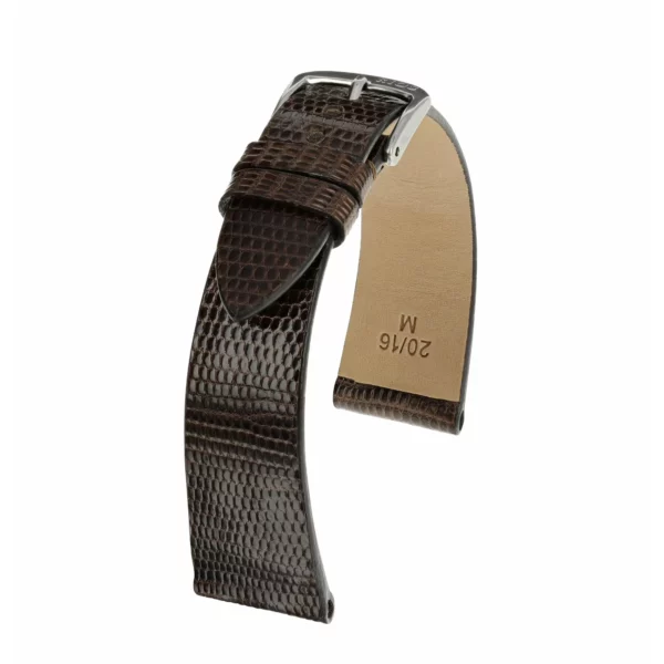 RIOS1931 Charme - Uhrenarmband aus Eidechsenleder (218) - Mokka