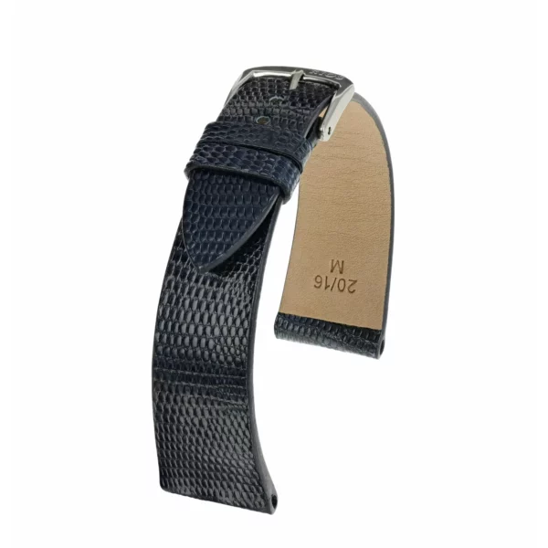 RIOS1931 Charme - Uhrenarmband aus Eidechsenleder (218) - Ozeanblau