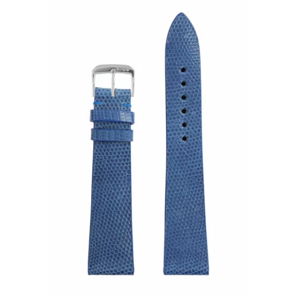 RIOS1931 Charme - Uhrenarmband aus Eidechsenleder (218) - Royalblau – Bild 2