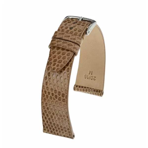 RIOS1931 Charme - Uhrenarmband aus Eidechsenleder (218) - Taupe