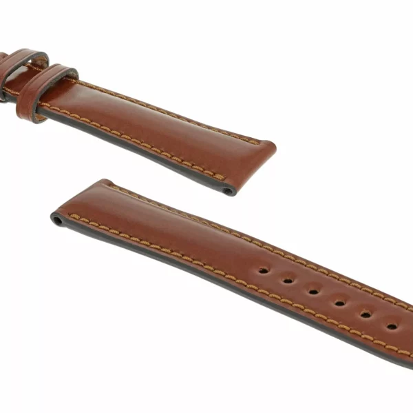 RIOS1931 Chicago - Uhrenarmband aus Shell Cordovan (198) - Cognac – Bild 3