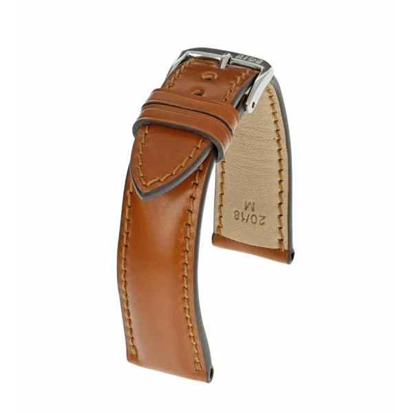 RIOS1931 Chicago - Uhrenarmband aus Shell Cordovan (198) - Honig