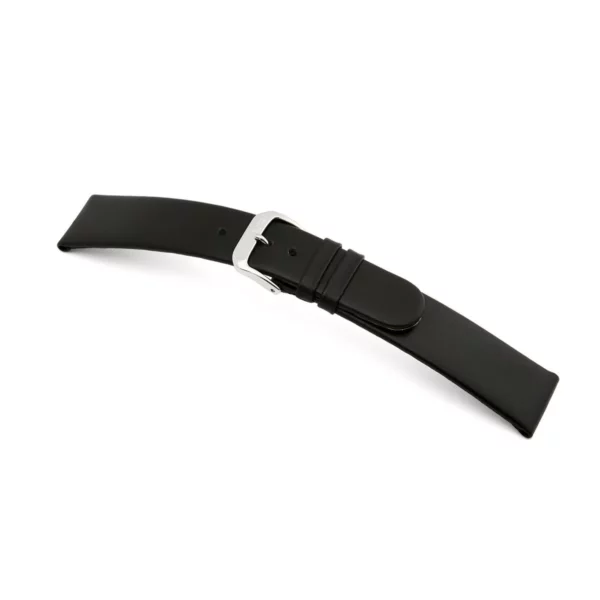 RIOS1931 Classic - Uhrenarmband aus Rindsleder (34) - Schwarz