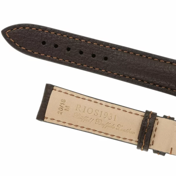 RIOS1931 Colorado - Uhrenarmband aus Büffelleder (64) - Mokka – Bild 4