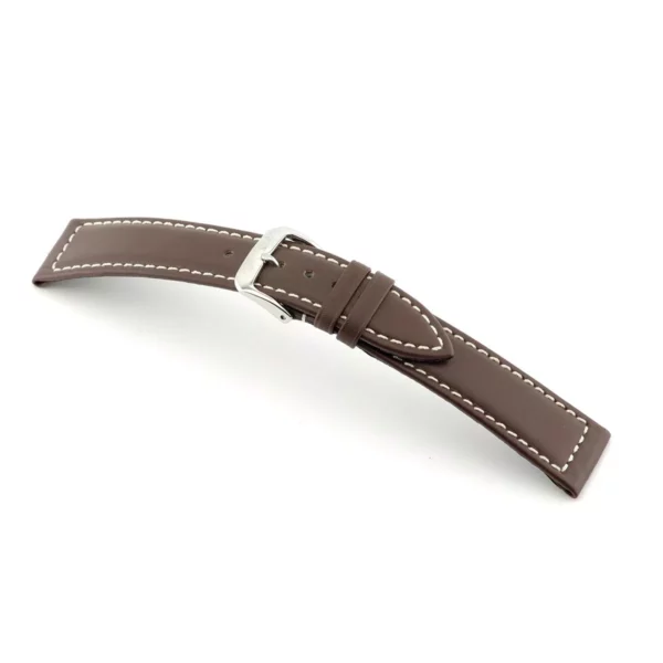 RIOS1931 Dive - Uhrenarmband aus Rindsleder (119) - Mokka