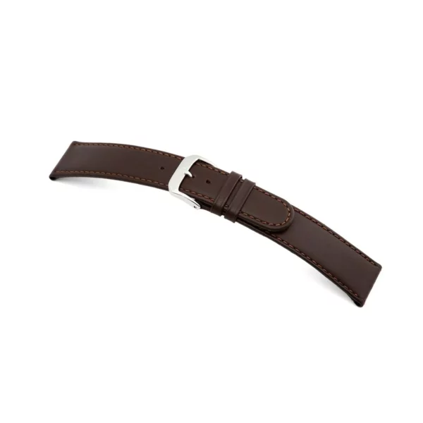 RIOS1931 Ecco - Uhrenarmband aus Rindsleder (20) - Mokka