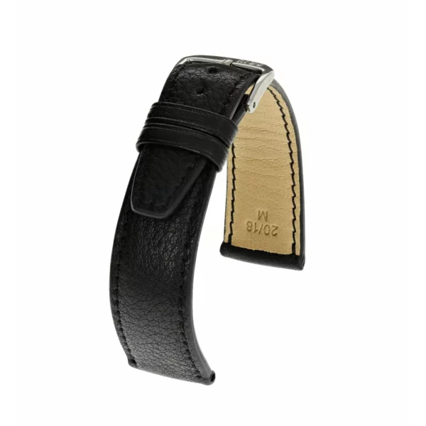 RIOS1931 Füssen - Uhrenarmband aus Bio-Nappaleder (416) - Schwarz