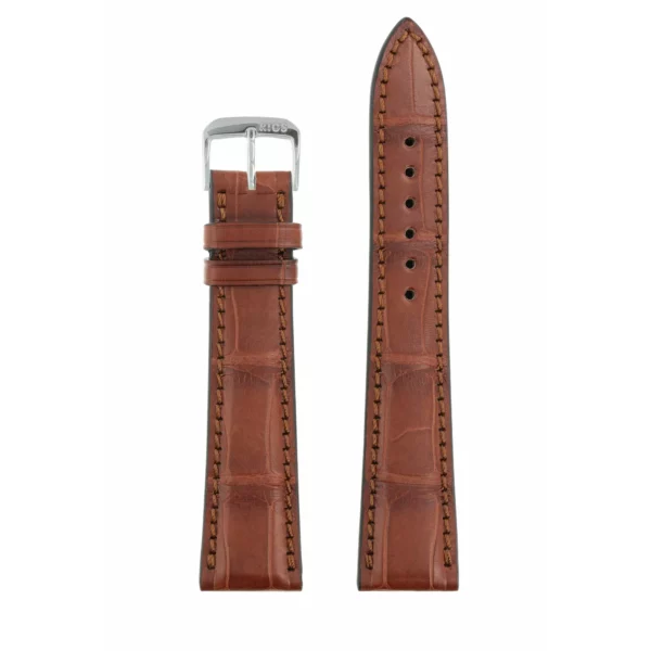 RIOS1931 Imperator - Uhrenarmband aus Alligatorenleder (270) - Mahagoni – Bild 2