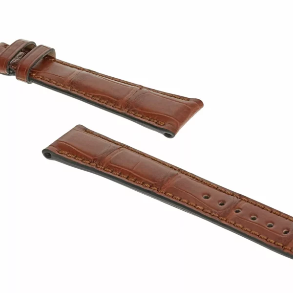 RIOS1931 Imperator - Uhrenarmband aus Alligatorenleder (270) - Mahagoni – Bild 3
